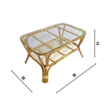 Fremantle Rattan Sofa Set | Stripey Cushion