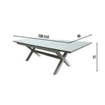 Bologna Outdoor Extendable Dining Table
