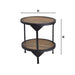 Bombay Industrial Wooden Side Table