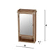 CECILIA Mirror Cabinet with hangers - Natural