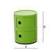 Drum Cabinet with 2 Doors | Green