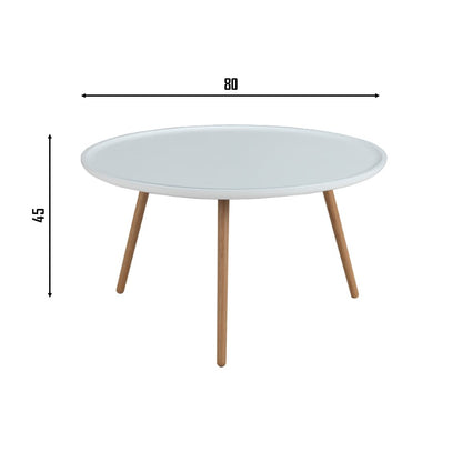 DAISY Round Coffee Table | Light Grey