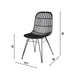 ESPRESSO Rattan Dining Chair | Black