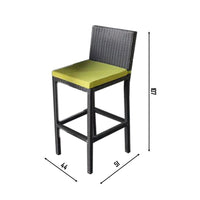 Alika Wicker Bar Chair