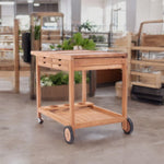 SINGROLL Trolley | Teak Wood