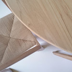 KEDIRI + SEMARANG Outdoor Dining Set | Teak Wood Dining Round Table with 4 Armchairs