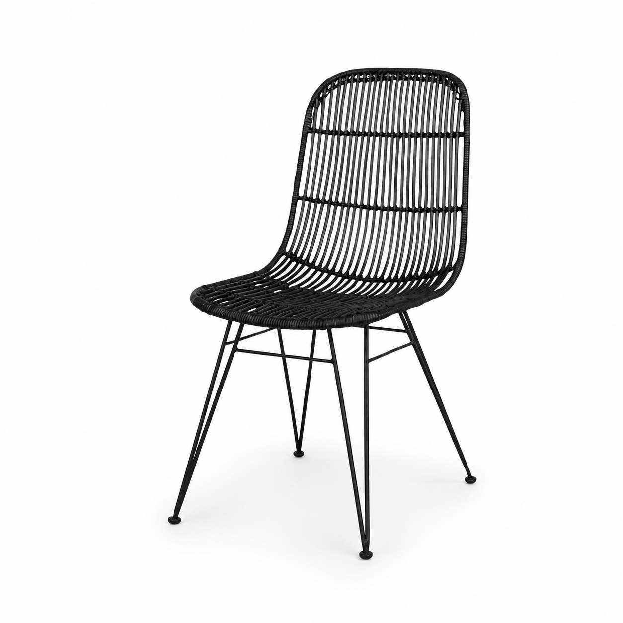 Espresso Rattan Dining Chair