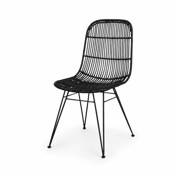 Espresso Rattan Dining Chair