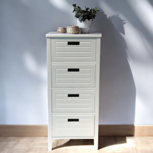 ASTRID 4 Drawers Cabinet | White