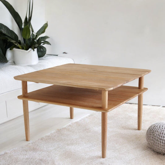 KING CROSS Square Oak Coffee Table