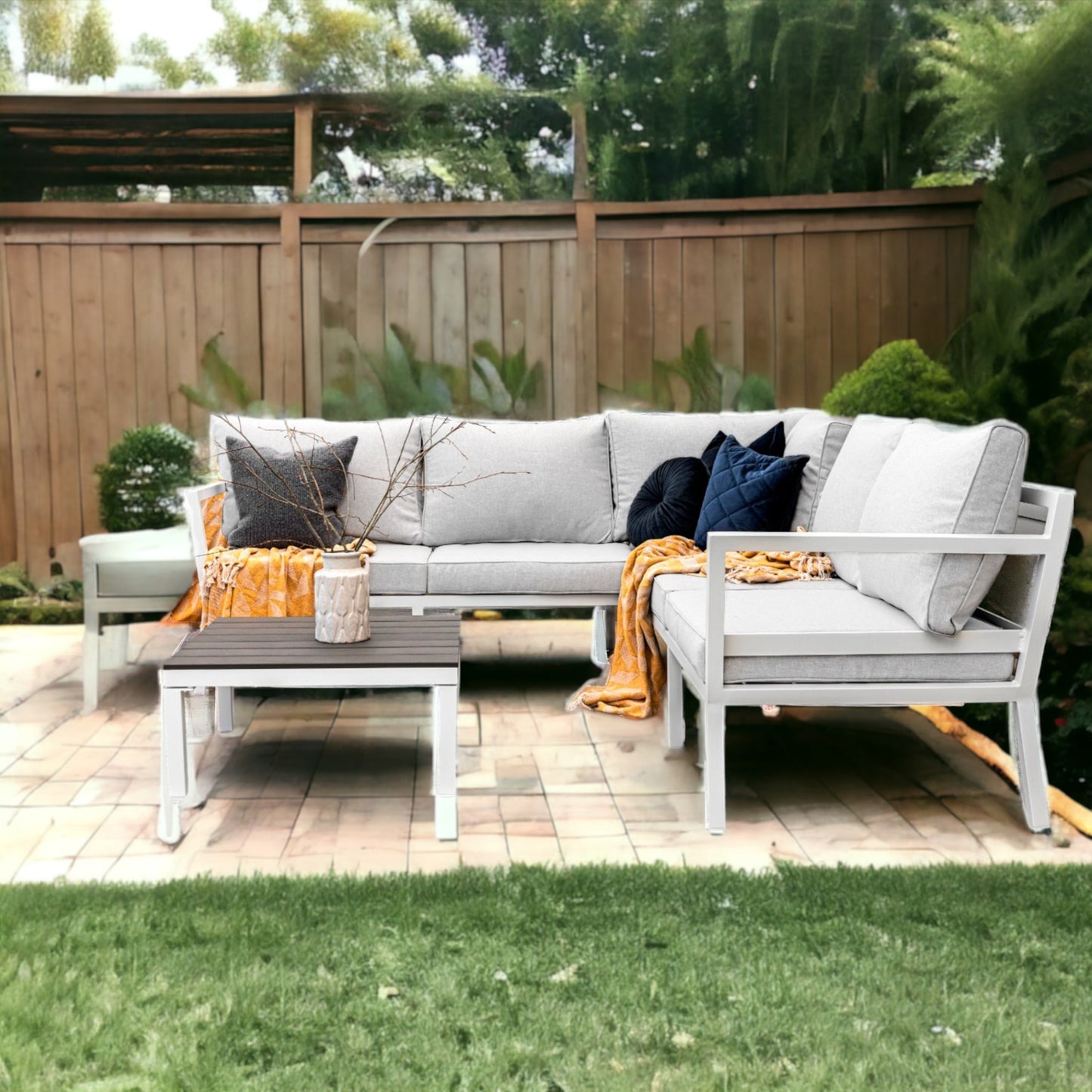 TRONDHEIM Aluminum Outdoor Sofa Set