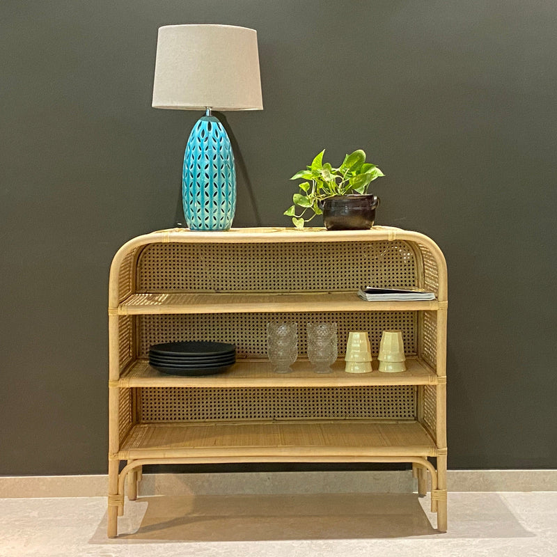 Latitude Curve Cabinet | Rattan