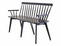 Linkoping bench black