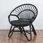 Round Rattan Lounge Chair