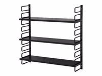 wall shelves singapore metal string black