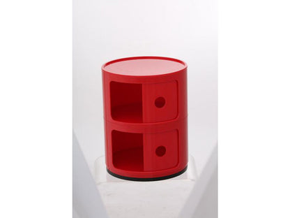 Drum Cabinet with 2 Doors, red