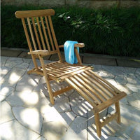 SAN DIEGO foldable teak deck chair