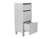 BOX White Chest - 3 Drawers Cabinet
