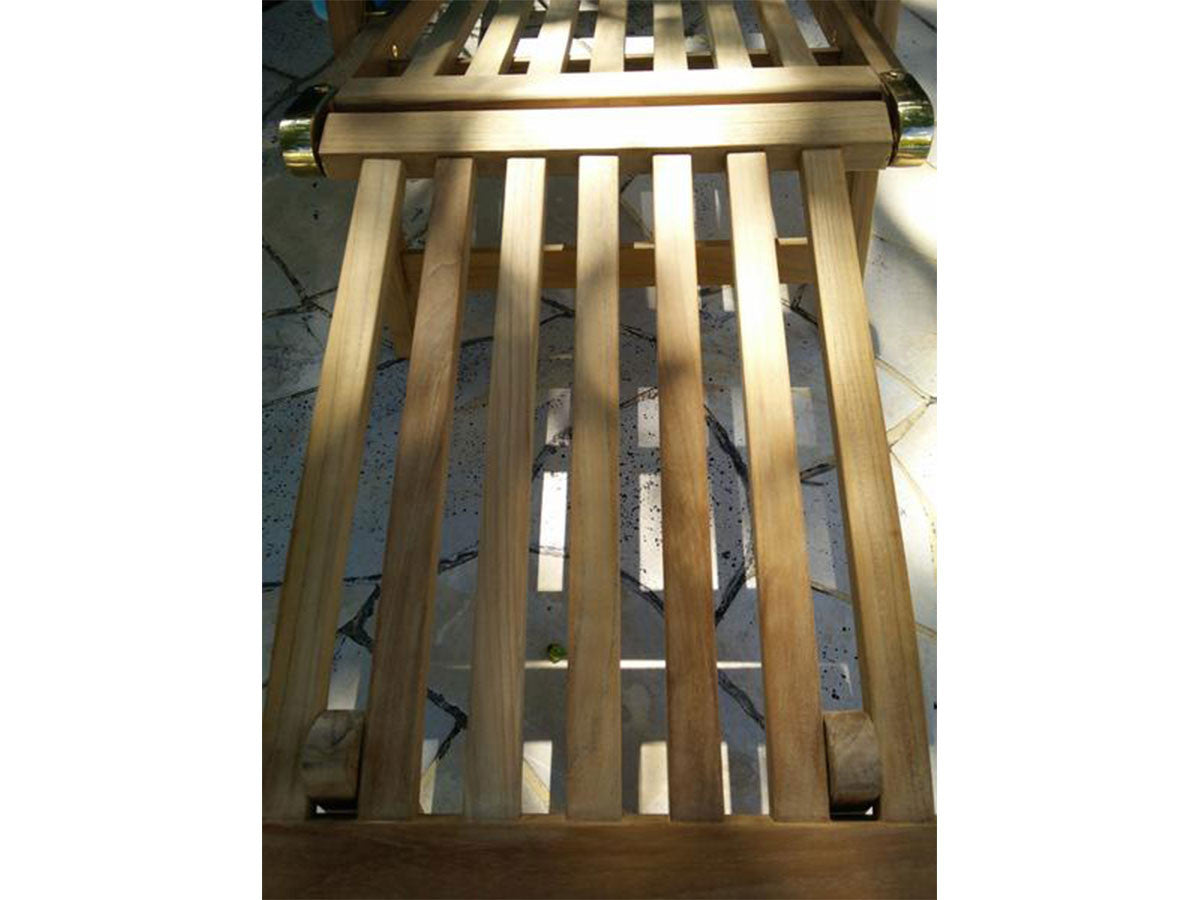 SAN DIEGO foldable teak deck chair