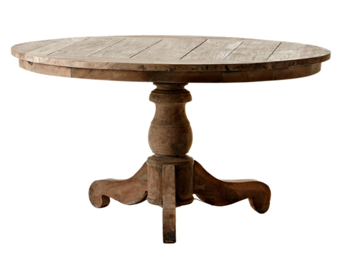 Round teak dining table singapore