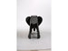 Decorative Elephant plastic stool, Black
