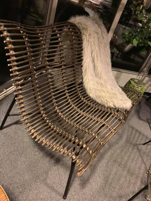 Wave Rattan Sofa