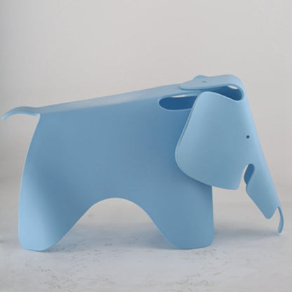 ELEPHANT Decorative Plastic Stool | Blue