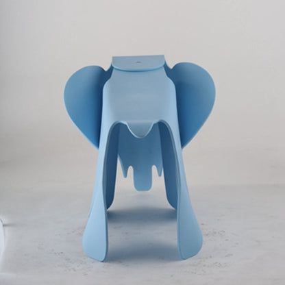 ELEPHANT Decorative Plastic Stool | Blue