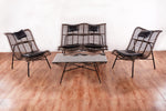 Wave Rattan Sofa