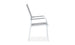 Pisa Outdoor Stackable Chair - White/Grey