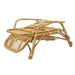 Honolulu Rattan Chaise Lounge , Natural with cushion