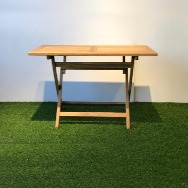 Java outdoor folding teak table , rectangular