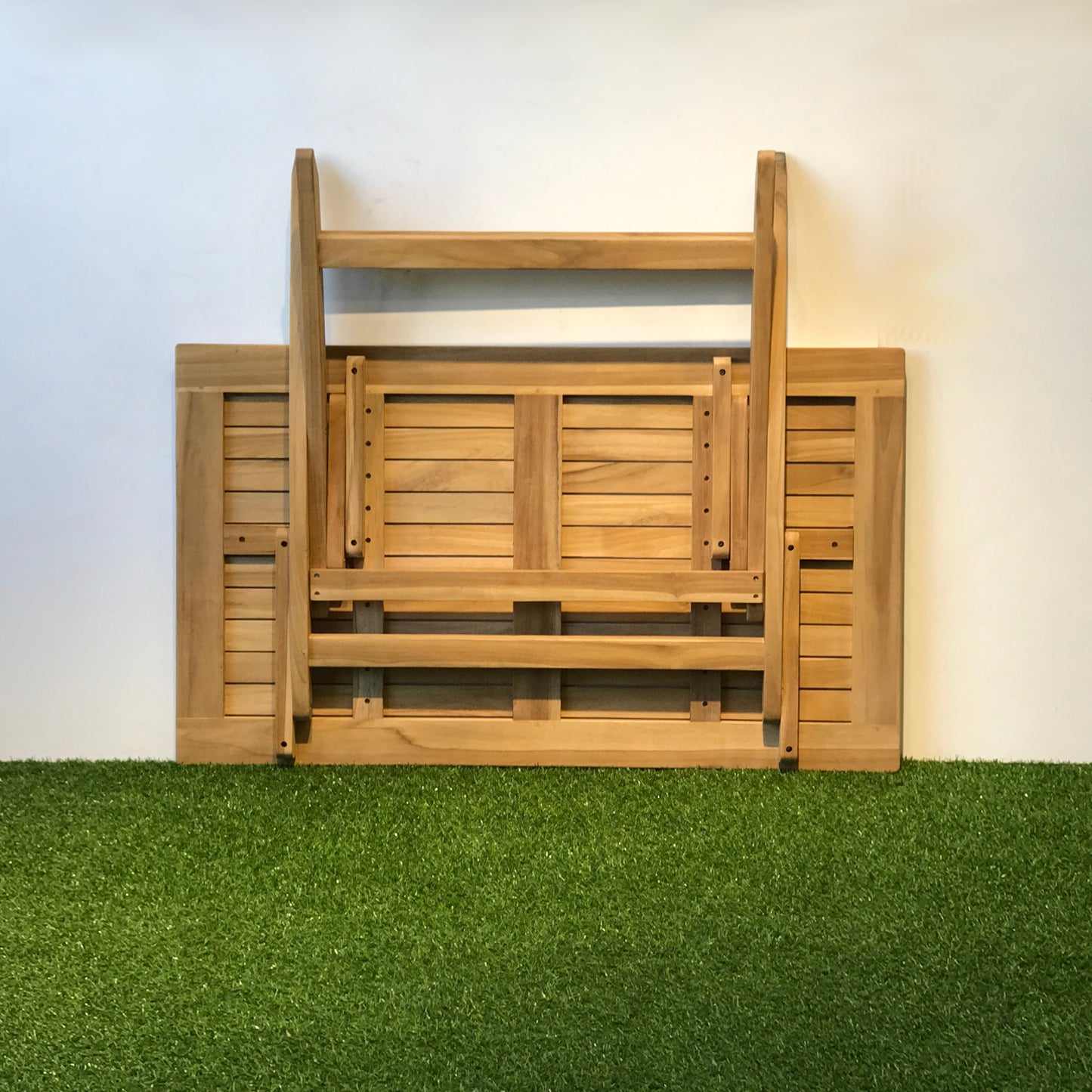 Java outdoor folding teak table , rectangular