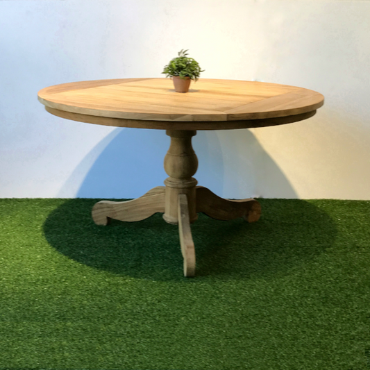 RUSTIQUE Round Teak Table 160 cm