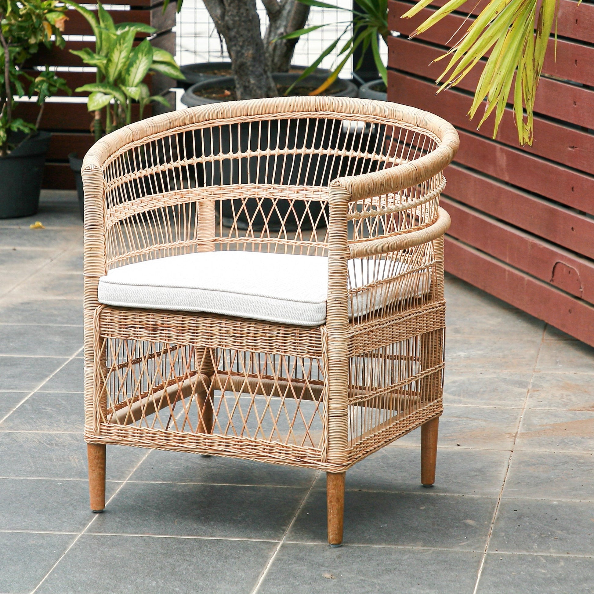 malawi rattan chair 