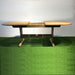 Extendable Teak Table 180/230x100 cm oval