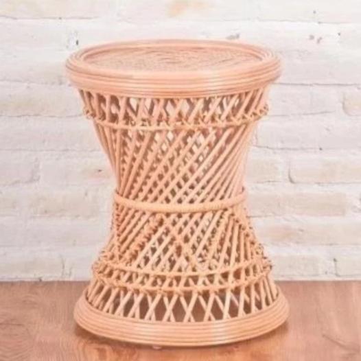 rattan drum stool or table