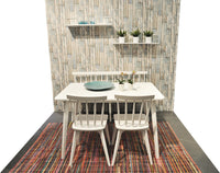 Linköping White Dining Table with a sleek modern design, featuring a clean white finish and sturdy construction, ideal for contemporary dining spaces.