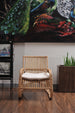 PIPER Rattan Lounge Chair with cushion