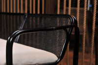 Cube Rattan 2-Seater Sofa | Black