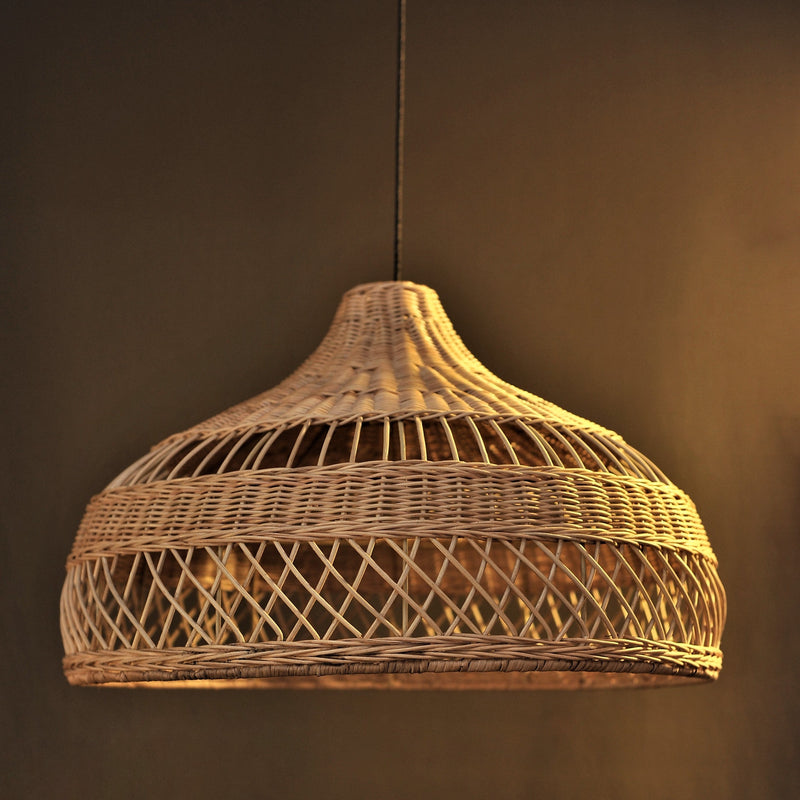 rattan lampshade