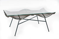 Wave Rattan Coffee Table