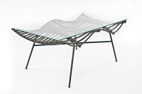 Wave Rattan Coffee Table