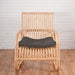 PIPER Rattan Lounge Chair with cushion