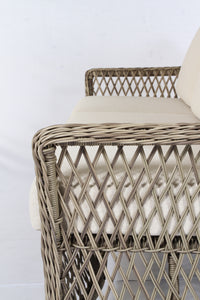 Rhode Island Synthetic Rattan Armchair