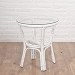 Somerset side table, white