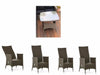 Orlando Chat Table with 4 Brentwood Reclining Chairs
