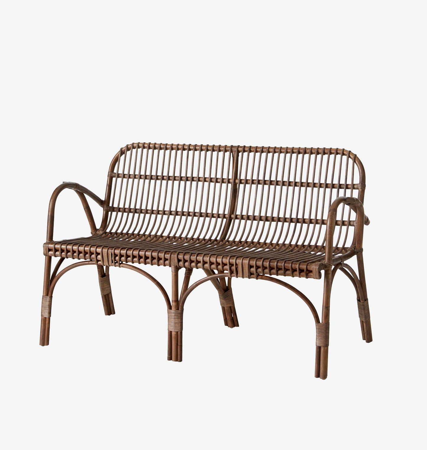 HONOLULU Rattan Sofa | Walnut