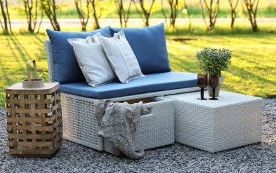 CITY Wicker Sofa Set with Storage