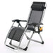 Light weight Foldable Reclining Zero Gravity Chair, Black